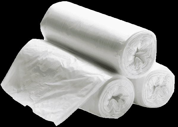 Heritage Can Liner 17X18 IN Natural HDPE 6MIC Roll 50 Count/Pack 40 Packs/Case 2000 Count/Case