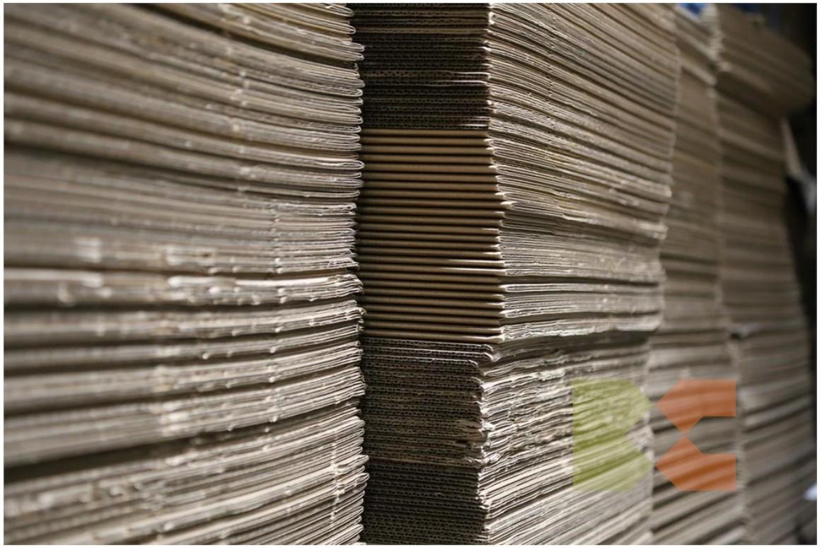 Sheet 48X40 IN Kraft Corrugated Cardboard 4000/Pallet