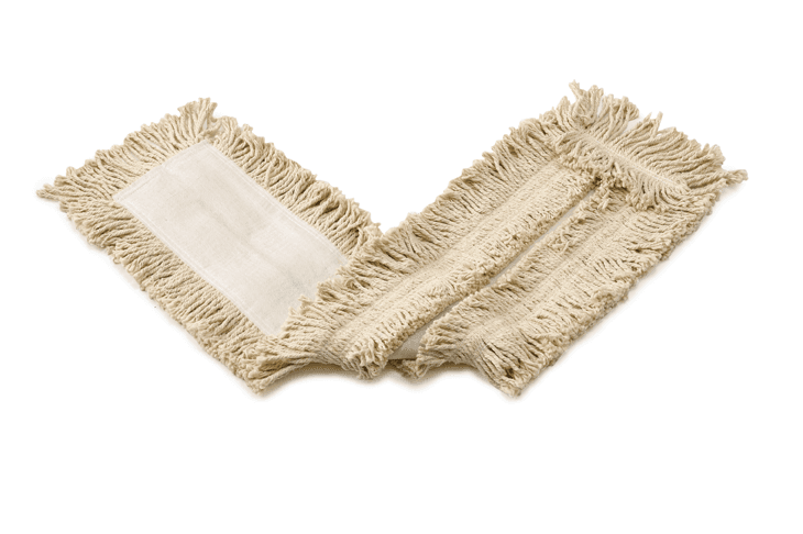 Dust Mop 36X5 IN White Cotton Cut End Disposable Envelope Backing Pretreated 1/Each