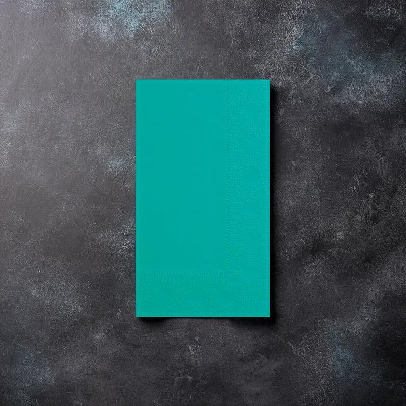 Dinner Napkins 15X17 IN Teal Paper 1000/Case