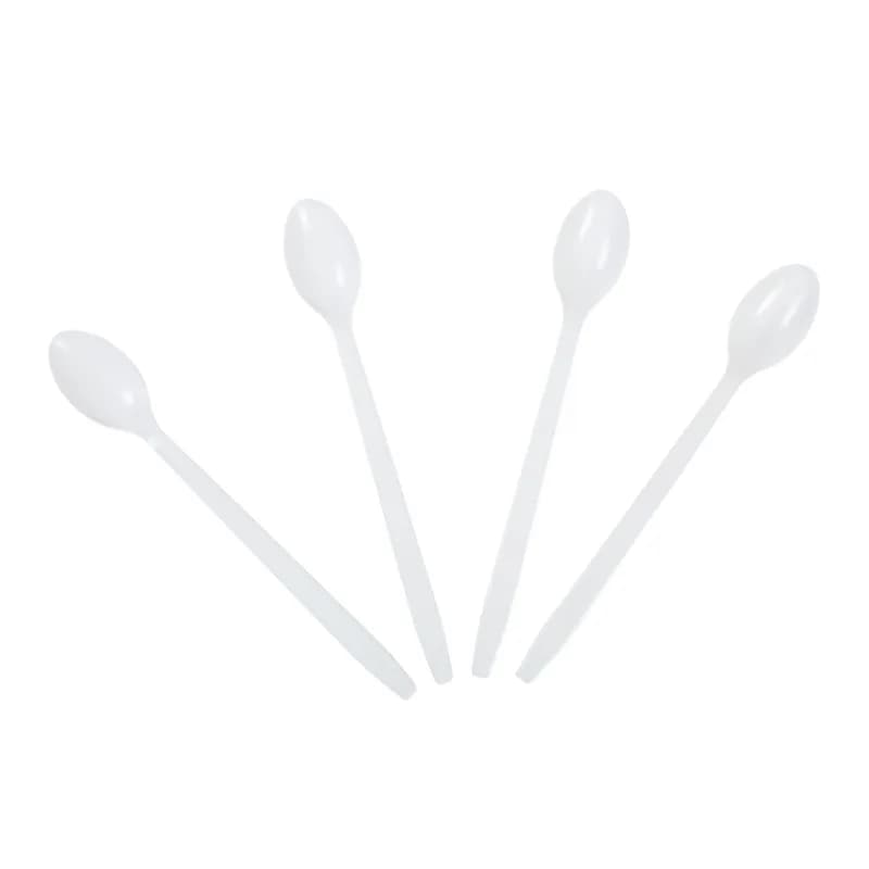 Soda Spoon 8 IN PP White Individually Wrapped 1000/Case