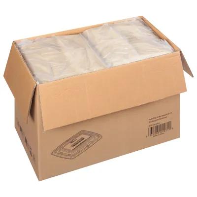 Lid Flat 6X9X0.87 IN Pulp Fiber Kraft Rectangle For Container 300/Case