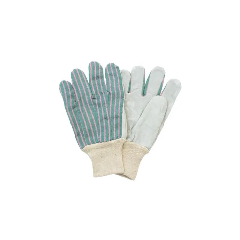 Gloves Mens Large (LG) Blue Yellow Rubber Latex Clute Cut Knit Wrist 12 Count/Pack 1 Packs/Case 12 Count/Case