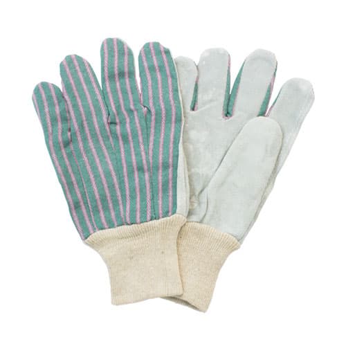 Gloves Mens Large (LG) Blue Yellow Rubber Latex Clute Cut Knit Wrist 12 Count/Pack 1 Packs/Case 12 Count/Case