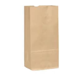 Grocery Bag 6.313X4.188X13.375 IN Paper 10# Brown 500/Pack