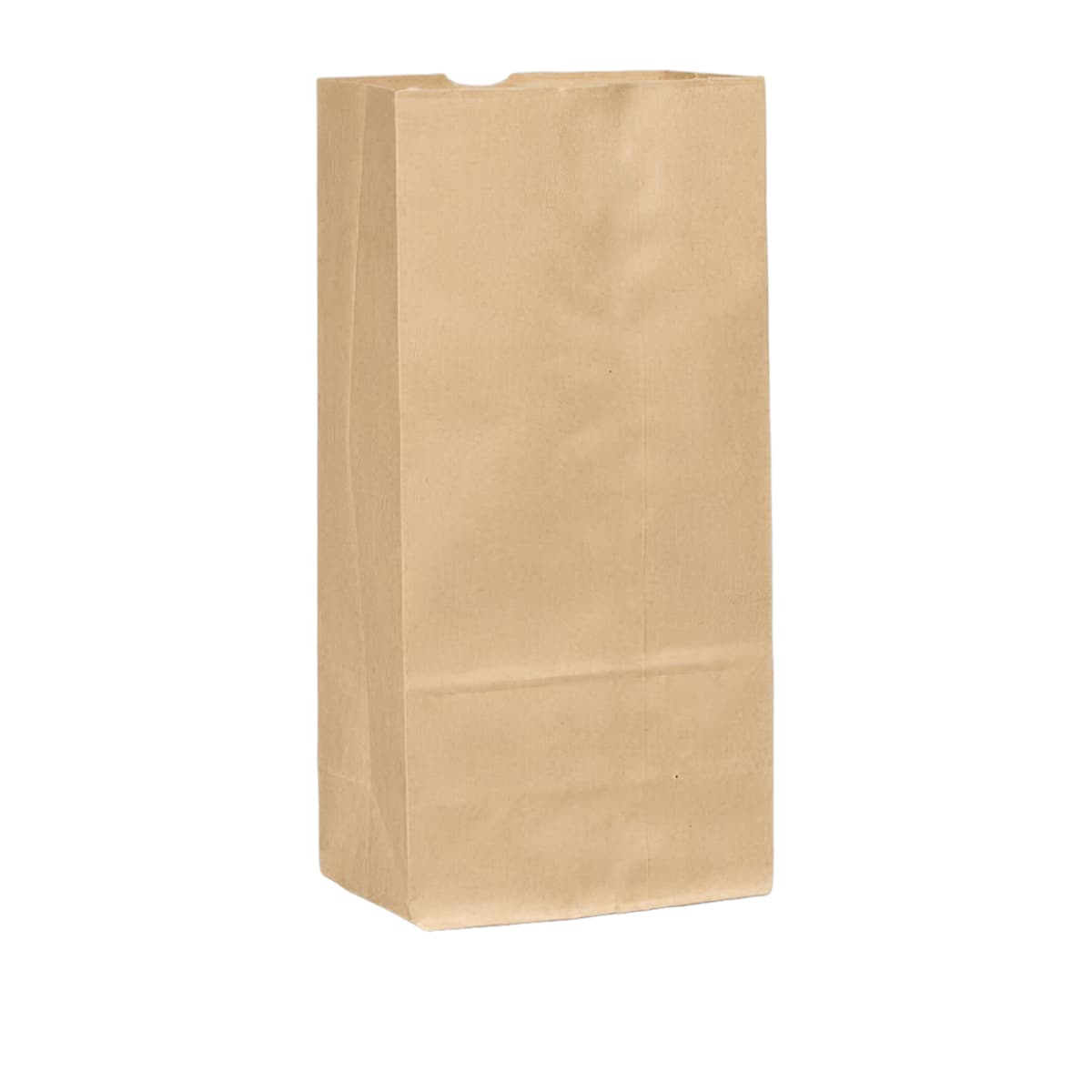 Grocery Bag 6.313X4.188X13.375 IN Paper 10# Brown 500/Pack
