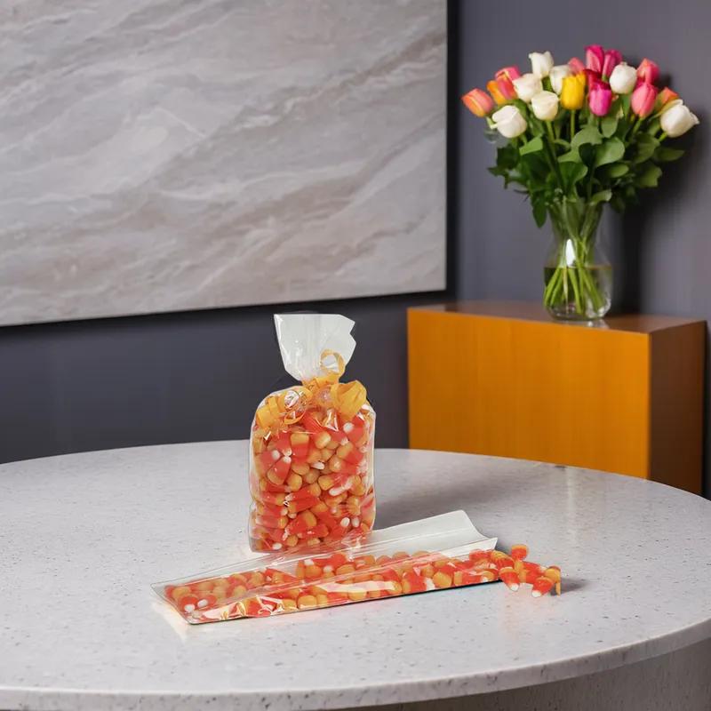 Bag 5.5X2.25X13 IN 4 LB Cellophane 1MIL Clear Square 1000/Case