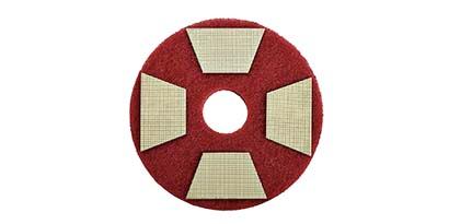 3M™ Trizact Diamond TZ Stripping Pad Polishing Pad Red Abrasives 1/Each