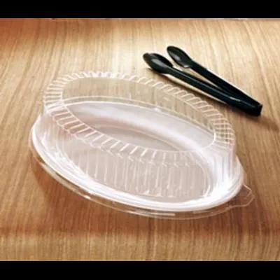 Lid Dome 11X16 IN PET Clear Oval For Container 50/Case