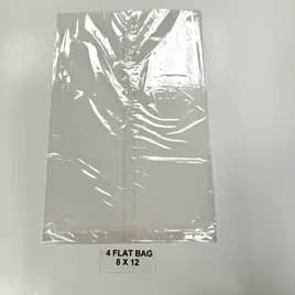 Bag 8X12 IN Cellophane Clear Flat 1000/Case