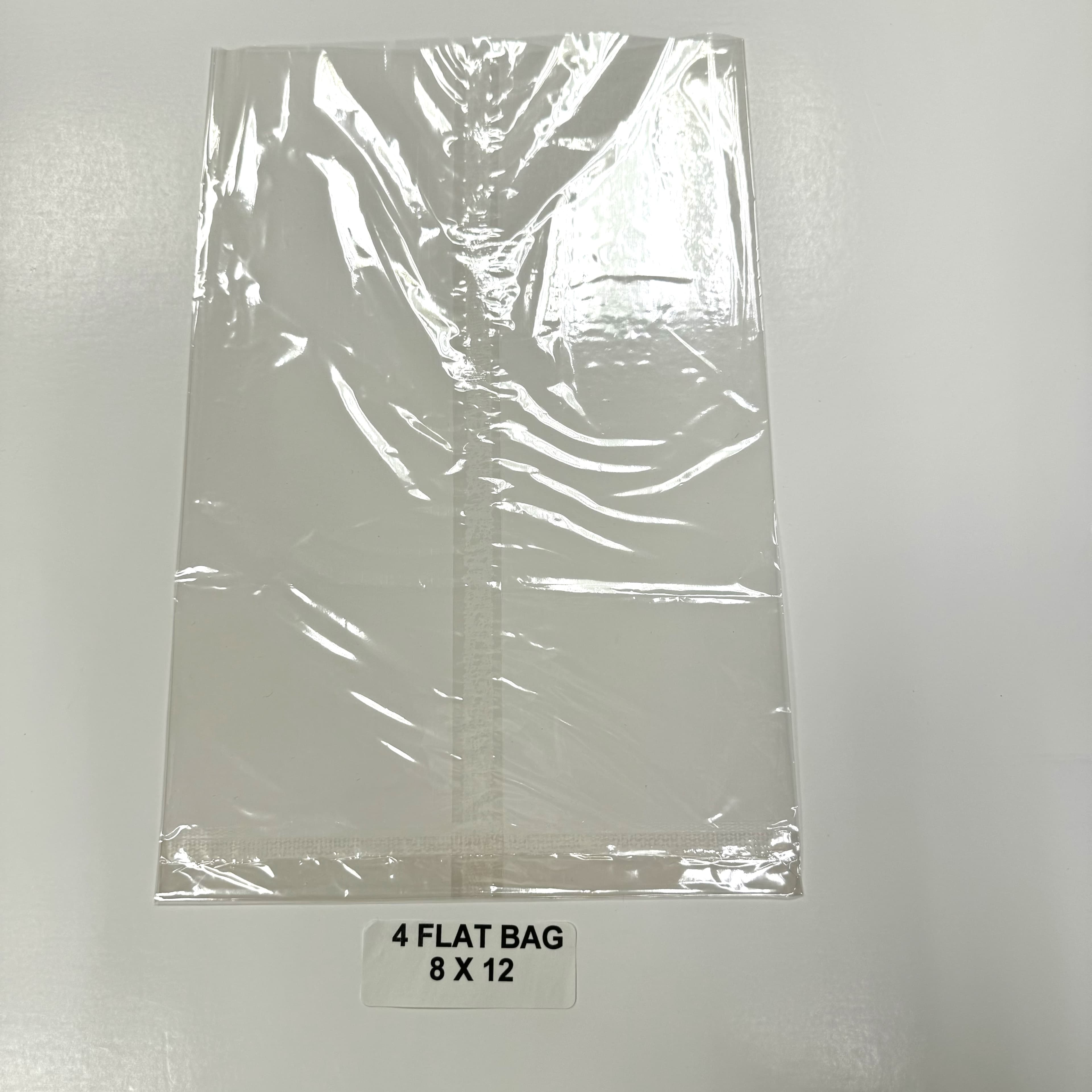 Bag 8X12 IN Cellophane Clear Flat 1000/Case