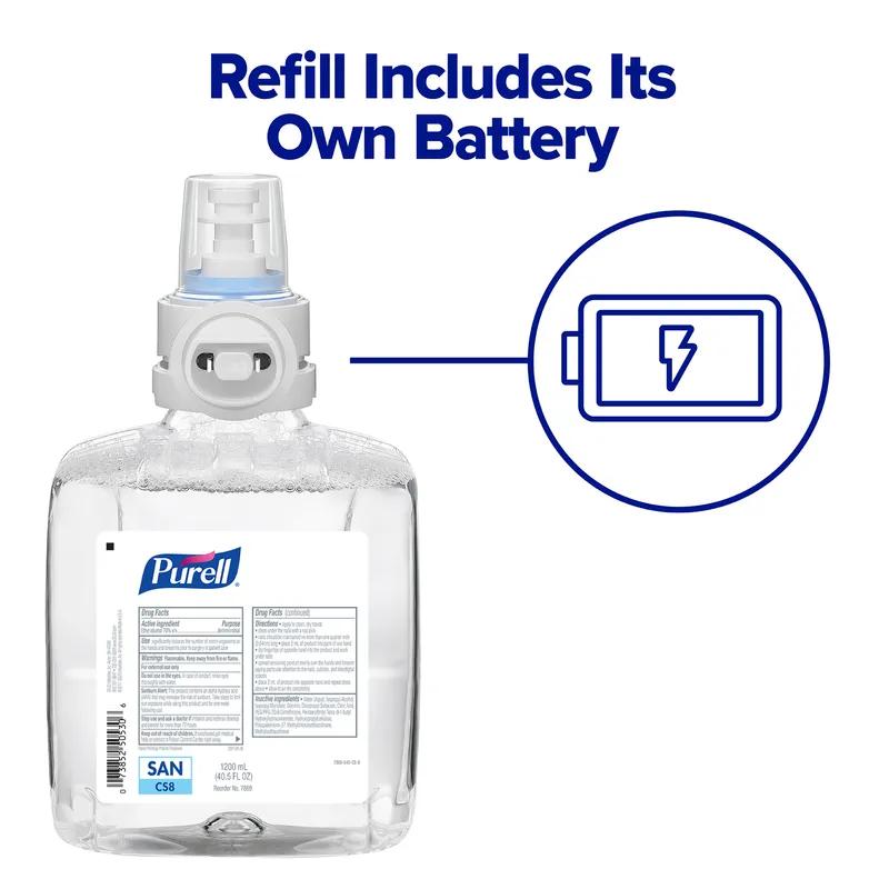 Purell® Hand Sanitizer Dispenser 1200 mL Graphite Wall Mount Touchless Viewing Window ADA Compliant For CS8 1/Each