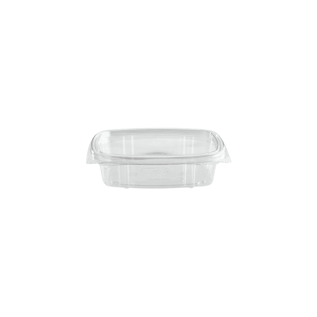Deli Container Hinged 8 OZ PET Clear 200/Case