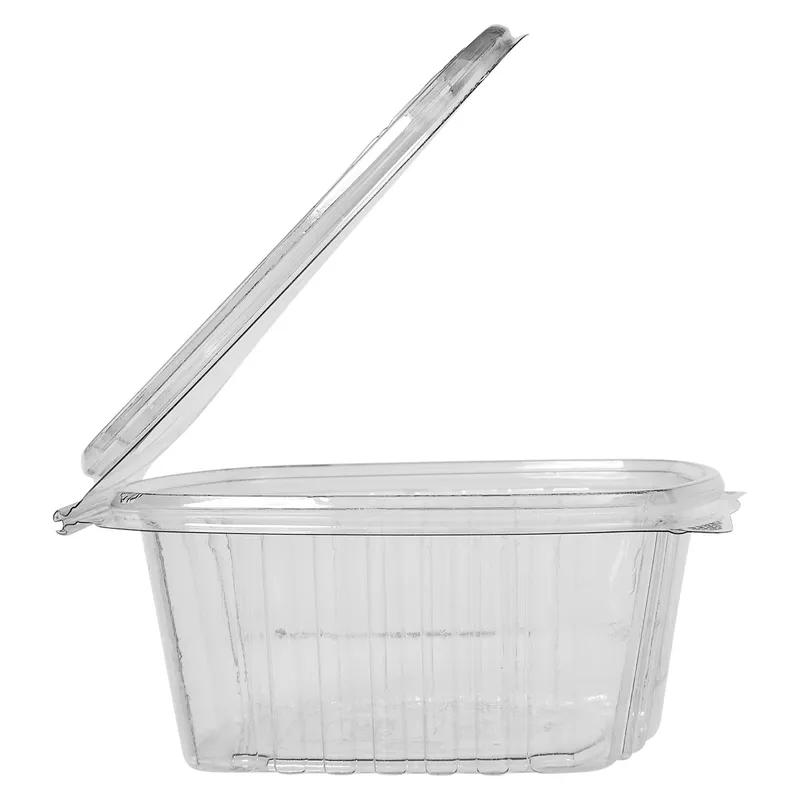 Deli Container Hinged 12 OZ PET Clear 200/Case