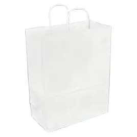 Shopper Bag 10.5X7.5X12 IN Paper White Gusset 250/Case
