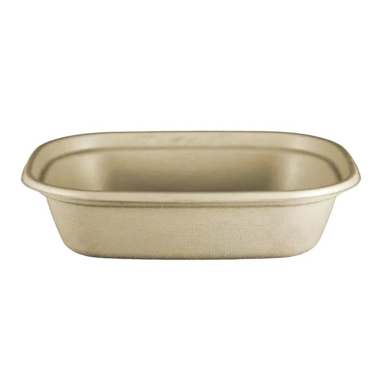 Take-Out Container Base 32 OZ 8.7X6.7X2.1 IN Pulp Fiber Kraft Rectangle ...