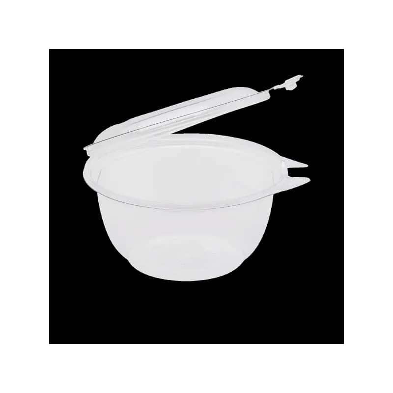 Salad Take-Out Container Hinged With Dome Lid 32 OZ PET Clear Tamper ...