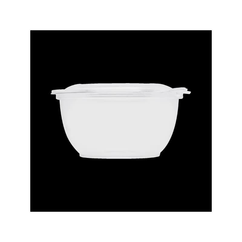 Salad Take-Out Container Hinged With Dome Lid 32 OZ PET Clear Tamper ...