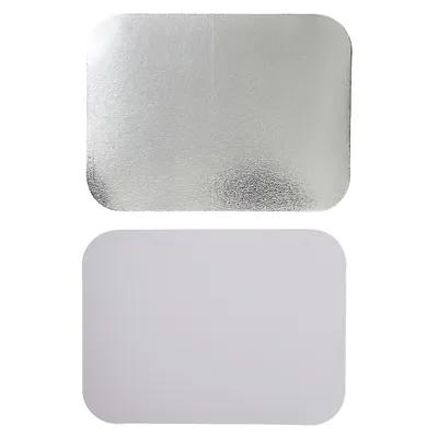 Victoria Bay Lid Flat Paperboard Silver Oblong For Container Unhinged ...