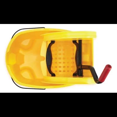 WaveBrake® Mop Bucket & Wringer 35 QT Plastic Yellow Down Press 1/Case ...