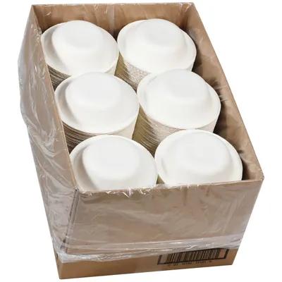 Bowl 12 OZ Paperboard White Round Microwave Safe Grease Resistant Moisture Resistant 750/Case