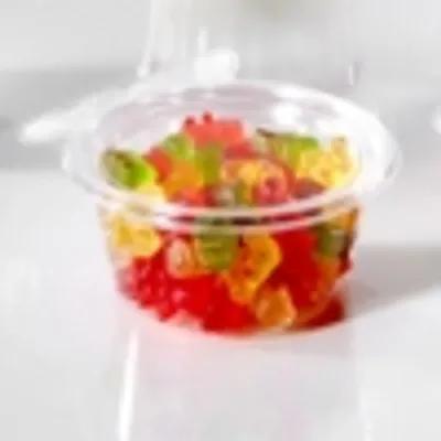 Fresh N' Sealed® Parfait Dessert Container Hinged With Flat Lid 5 OZ PET Clear Round 260/Case