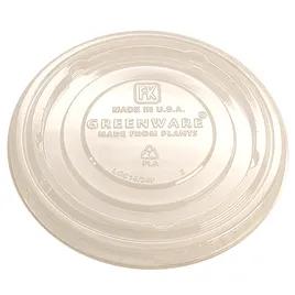 Kal-Clear Lid Flat 4X0.3 IN PLA Clear For 16-24 OZ Cold Cup No Hole 1000/Case