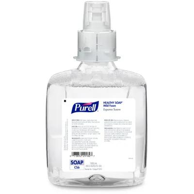 Purell® HEALTHY SOAP Hand Soap Foam 1200 mL 5.18X3.45X7.3 IN Fragrance Free Clear Mild For CS6 2/Case