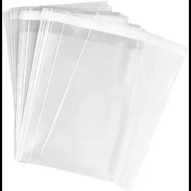 Bag 7X3X15 IN 7 LB Cellophane Clear Square With Angle Seal Crimp Seal Closure 1000/Case