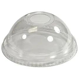 Lid Dome 3.8X1.6 IN PET Clear For 12-20 OZ Cup With Hole 1000/Case