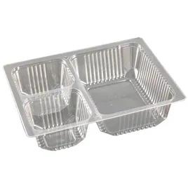 Polar Pak® Take-Out Container Base 3 Compartment OPS Clear 300/Case