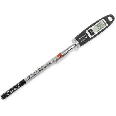 San Jamar Food Thermometer 1.25X4.75 IN Acrylonitrile Butadiene Styrene (ABS) Metal Black Digital 1/Each