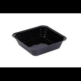 Take-Out Container Insert 4 OZ 3.5X3.5X1 IN OPS Black Square 2500/Case