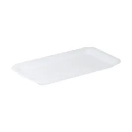 17S Meat Tray 8.25X4.75X0.5 IN 1 Compartment Polystyrene Foam Shallow White Rectangle 500/Case