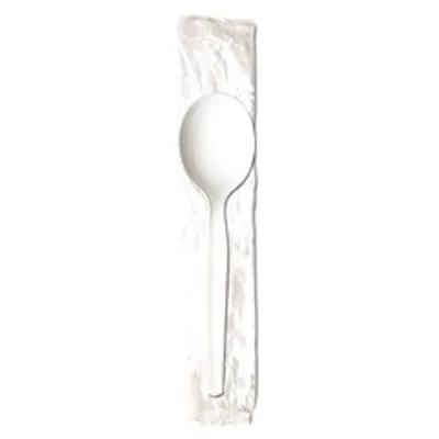 Soup Spoon PP White Medium Weight Individually Wrapped 1000/Case
