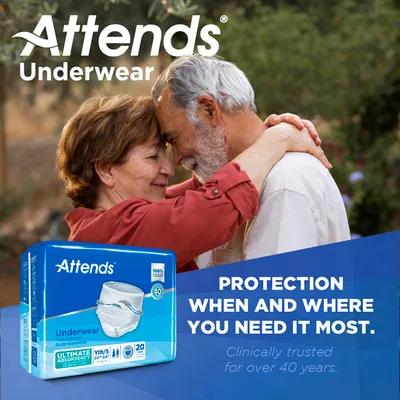 Attends® Advanced Underwear Small (SM) Pull Up 80/Case