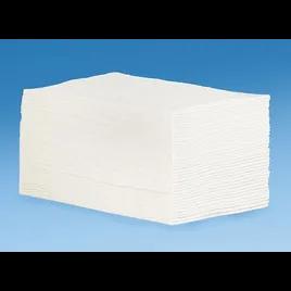 Chef's Select® Folded Paper Towel Airlaid Paper White 1/6 Fold 500 Sheets/Pack 50 Packs/Case