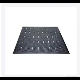 Anti-Fatigue Floor Mat Black Free Flow 1/Each