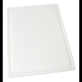 Cutting Board Large (LG) 18X12X0.5 IN PE White 1/Each