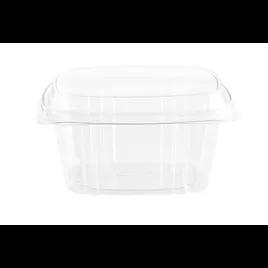 Deli Container Hinged With Dome Lid 16 OZ PET Clear 200/Case