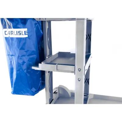 Janitorial Cleaning Cart 49X39 IN Gray PE Long Platform 1/Each