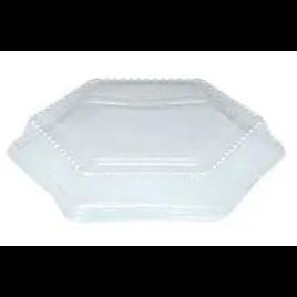 Lid Dome 10.56 IN PET Clear Hexagon For Container 200/Case
