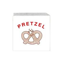Pretzel Bag 7X6.75 IN Bleached Kraft Paper White Stock Print 2000/Case