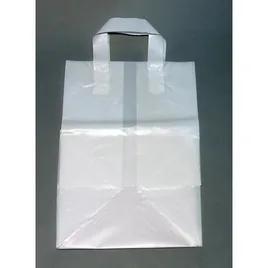 Bag 10X9X15 IN Plastic With Soft Loop Handle Closure Cardboard Bottom Gusset 100/Case
