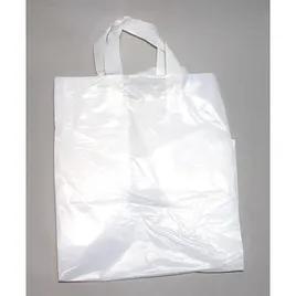 Bag 12X10X14 IN Plastic With Soft Loop Handle Closure Cardboard Bottom Gusset 100/Case