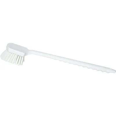 Sparta® Scrub Brush 20 IN Plastic Polyester White Color Coded Long Handle Brown Floater 1/Each