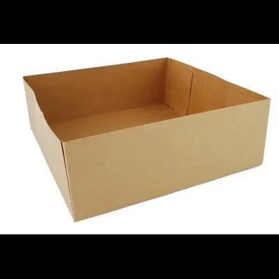 Take-Out Box Base 10.5X10.5X3.6875 IN Kraft Paperboard Kraft Square 200/Case