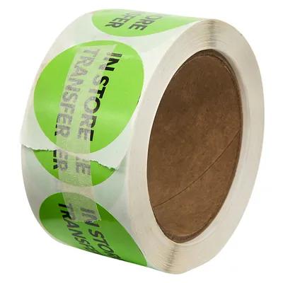 In Store Label 2X2 IN Green Round Transfer 1/Roll