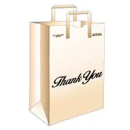 Bag Paper 70# Thank You 300/Bale