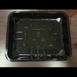 Take-Out Container Base 10.5X8.5X1.5 IN PET Black 288/Case
